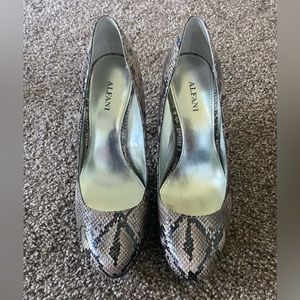 Snake Print Heels
